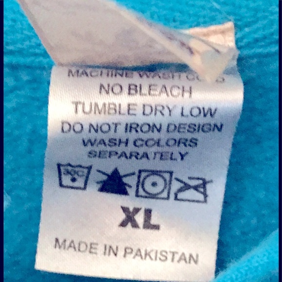 EUC Steamboat Springs Colorado Turquoise Full Zip Hoodie - Picture 10 of 10